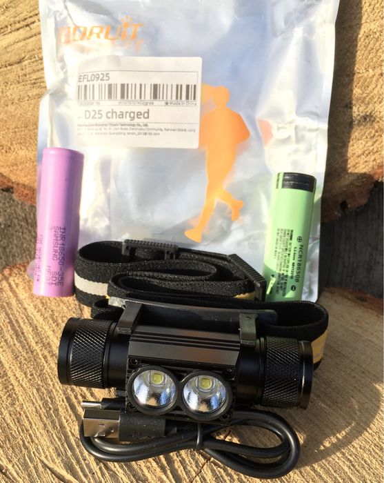 Boruit D10 D25 HP330 налобний ліхтар