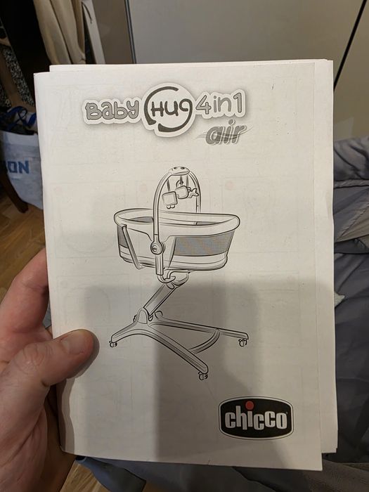 Chicco baby hug 4w1 plus tacka do karmienia