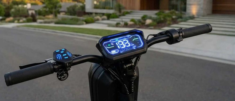 ТОП! ECOBIKE Zen U12 GIANT Blade GT Pro Sport — швидкий та потужний електросамокат 1600 Вт 18/26 Ah Червоний