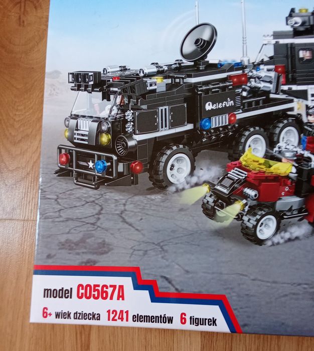 Duży zestaw klocków elefun 1241 elementów