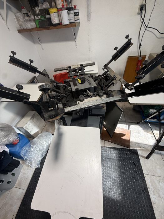 Carrossel e secador serigrafia