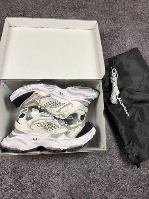 Balenciaga Cargo Sneaker White Grey