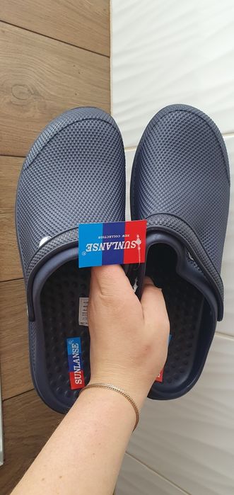 Klapki krokodylki a'la crocs 47 granatowe