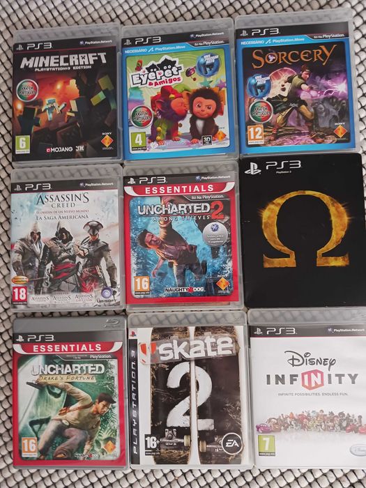 Jogos como novos PS3
