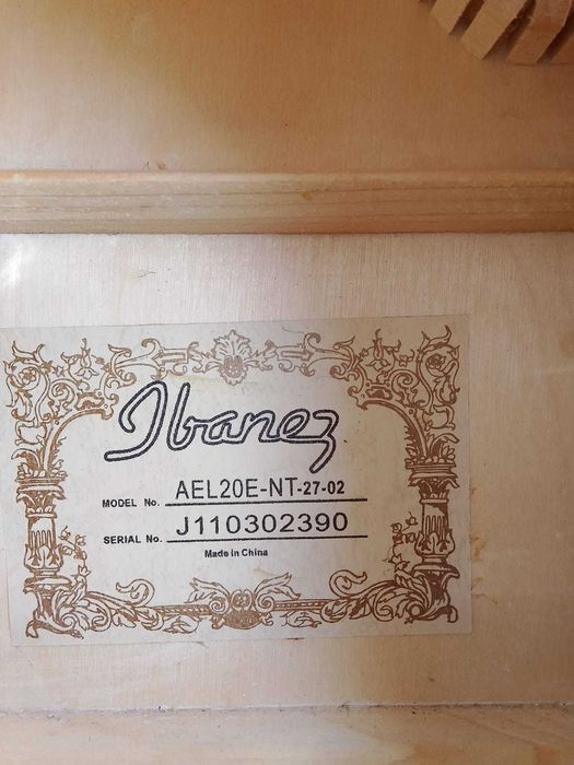 Gitara elektroakustyczna Ibanez AEL20E-NT – Jumbo + SRTc Preamp