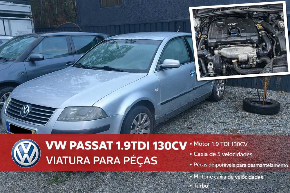 VW passat ( b5 ) 1.9tdi 130cv - para peças