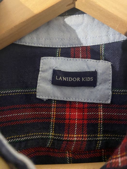 Camisa rapaz xadrez Lanidor