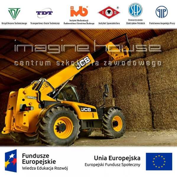 Kurs operator wózki widłowe ładowarki żurawie HDS zwyżki pilarki dzwig