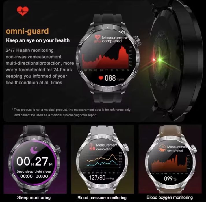 Smartwach 1.85 NOVO GPS e NFC