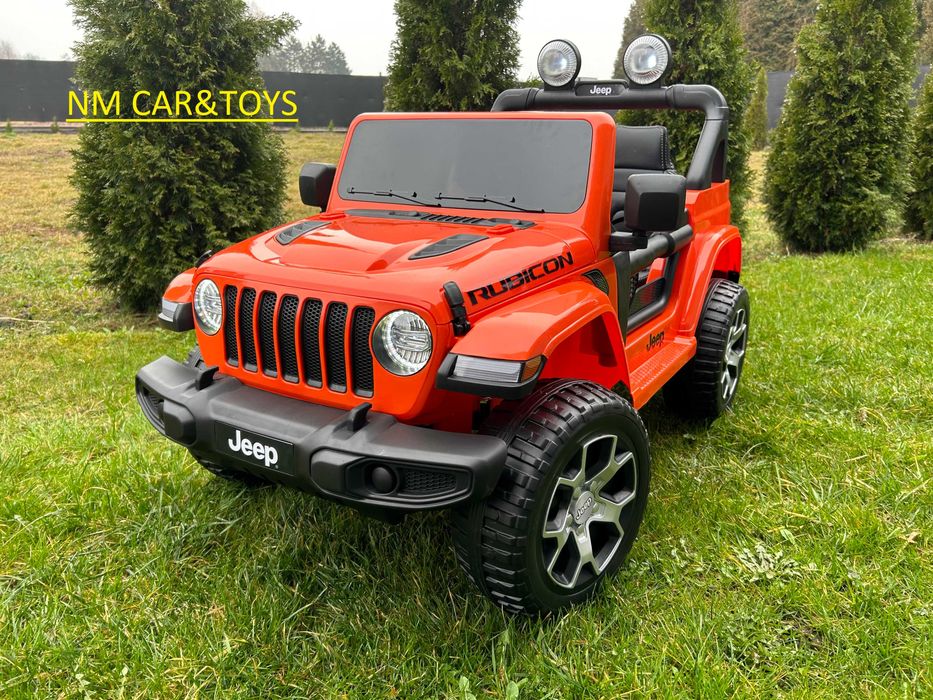 Auto autko samochód pojazd Jeep Wrangler Rubicon 4x4 na akumulator