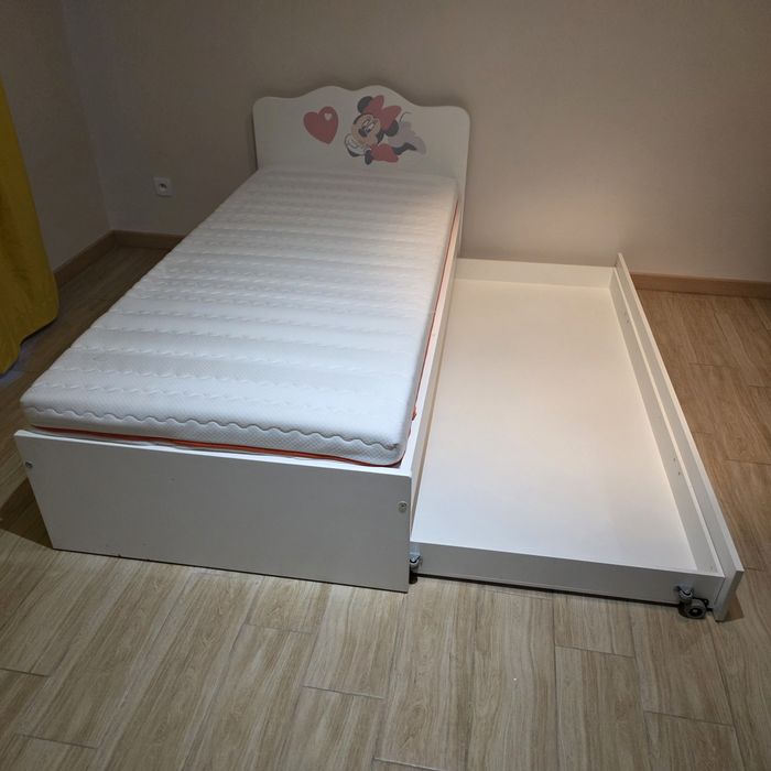 Łóżko Minnie Mause White 90 / 190 Meblik