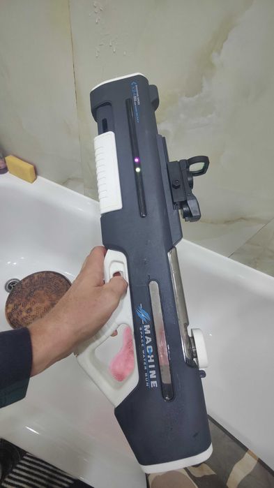 Крутейший Электро Водяной Автомат Пистолет MSWG Батарейки ЛазерПрицел