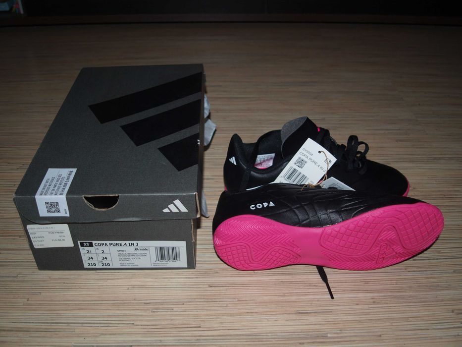 Buty halówki dla chłopca Adidas Copa Pure r.35 i 1/2 nowe!!!
