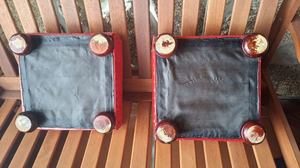 Bancos apoio de pés