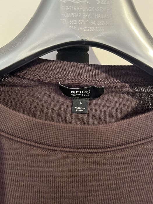 Джемпер зі тонкої 100% вовни меріно. Reiss.