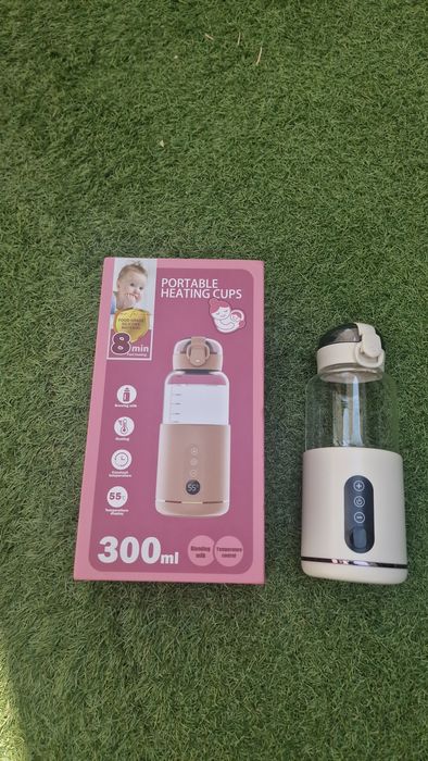 Termo a bateria recarregavel para aquecer agua e leite