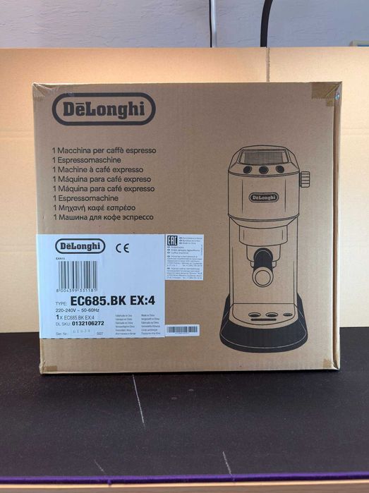De’Longhi Dedica Style EC685.BK EX:4 ekspres kolbowy 15 bar czarny