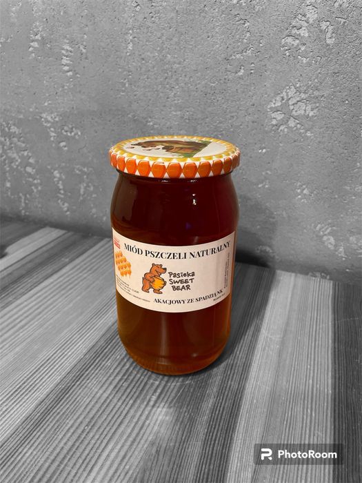 Miód Akacjowy ze Spadzią 1,1 kg