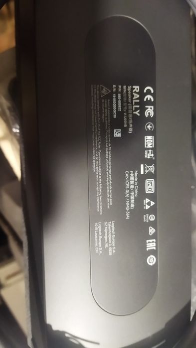 Колонки Logitech rally speaker VU 0048