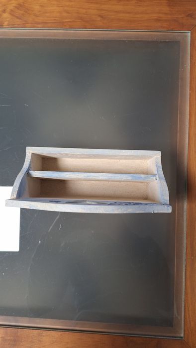 Caixa madeira pintada à mão