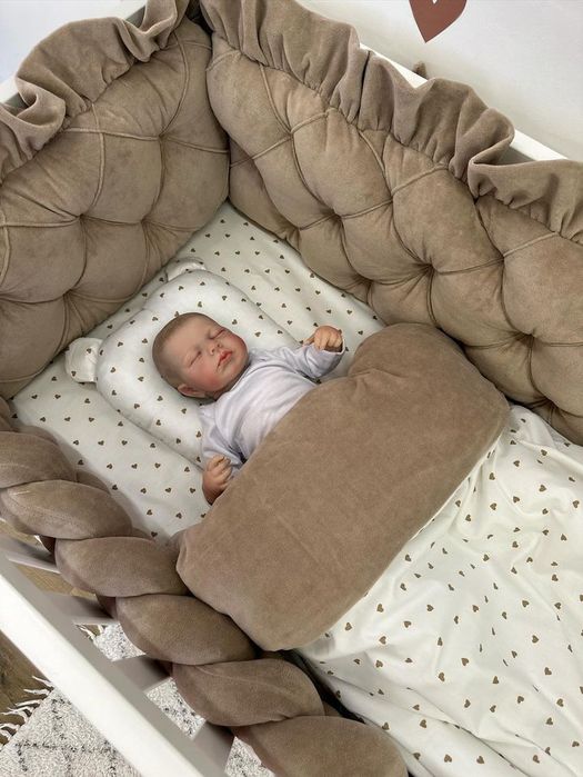 Комплект постілі в ліжечко бортики конверт