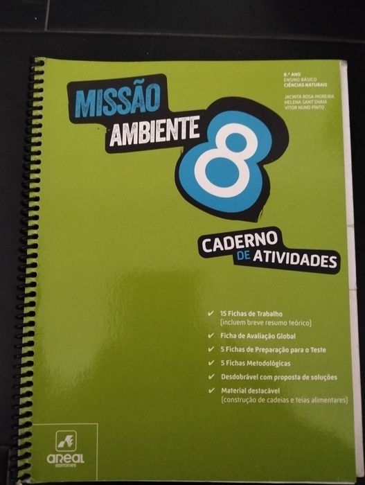 Cadernos de atividades de 8 ano