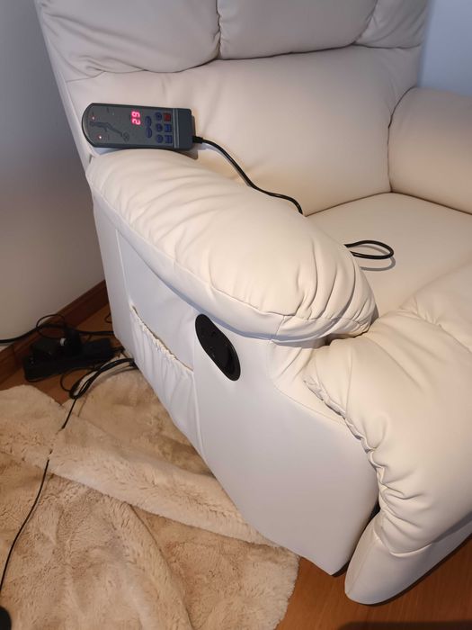 Poltrona Eléctrica Relax Ortopédica Bege Por Estrear