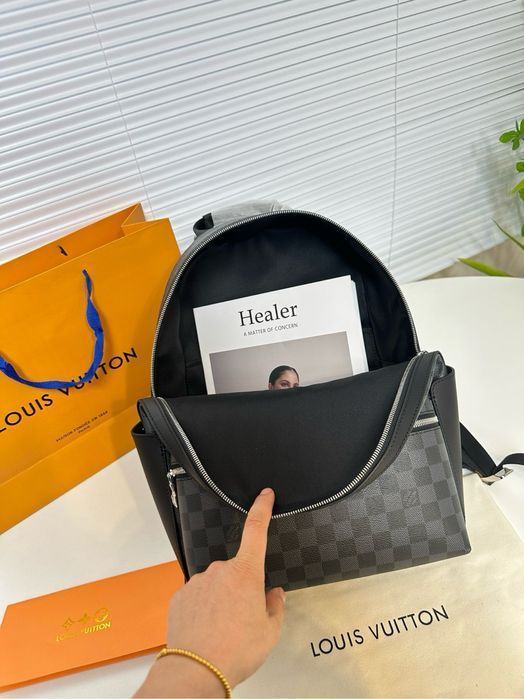 Louis Vuitton Discovery рюкзак мужской унисекс оригинал серый