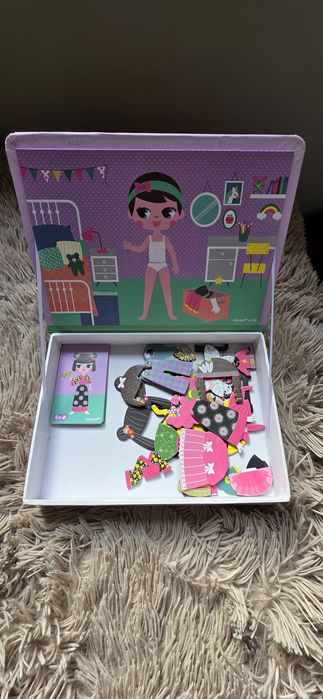 Janod Magnetic Book, magnetyczna układanka postaci, laleczki