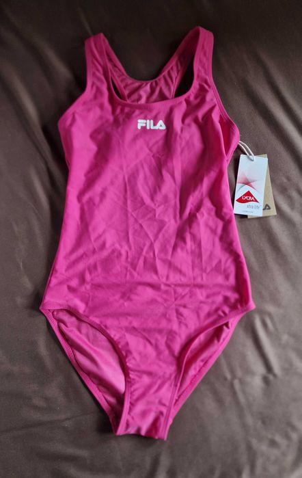 Купальник новий підлітковий/дитячий Fila рожевий суцільний XS, 14/16 р