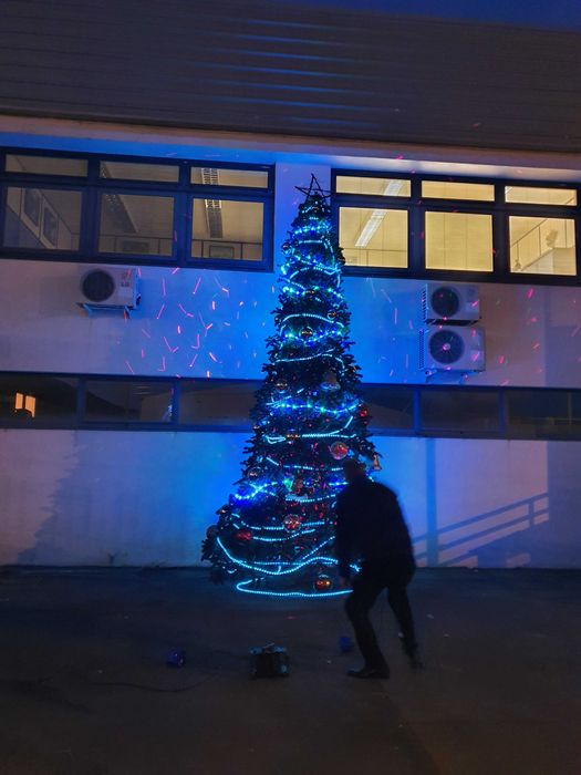 Árvore de natal 5 metros com iluminação e decoração