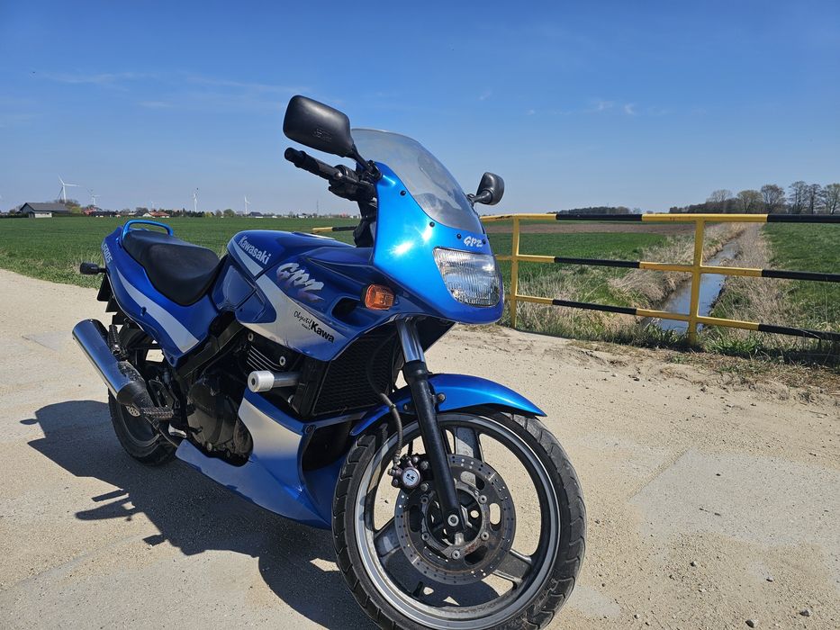 Kawasaki GPZ500 zarejestrowany