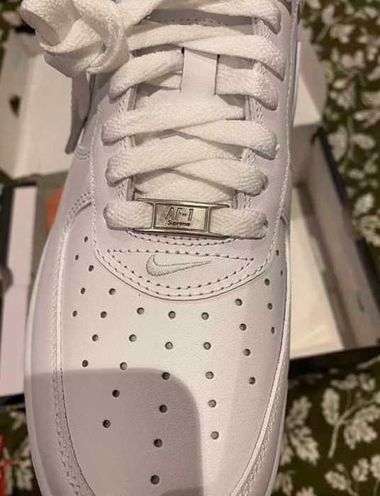 Nike_ Air_ Force_1_Low_Supreme_White R.42.5