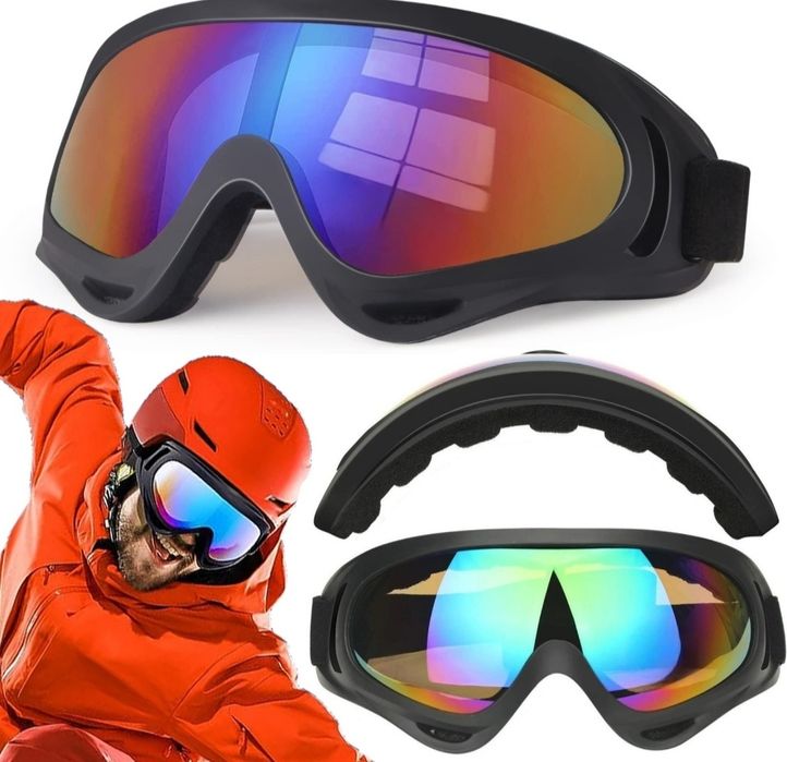 Gogle Narciarskie Snowboard Okulary Narty Deska Danskie Męskie Dzieci