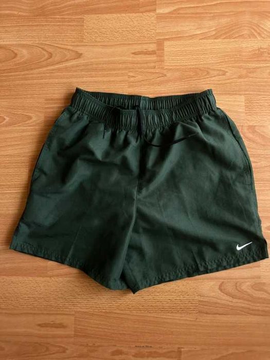 Nike Szorty Ciemnozielone