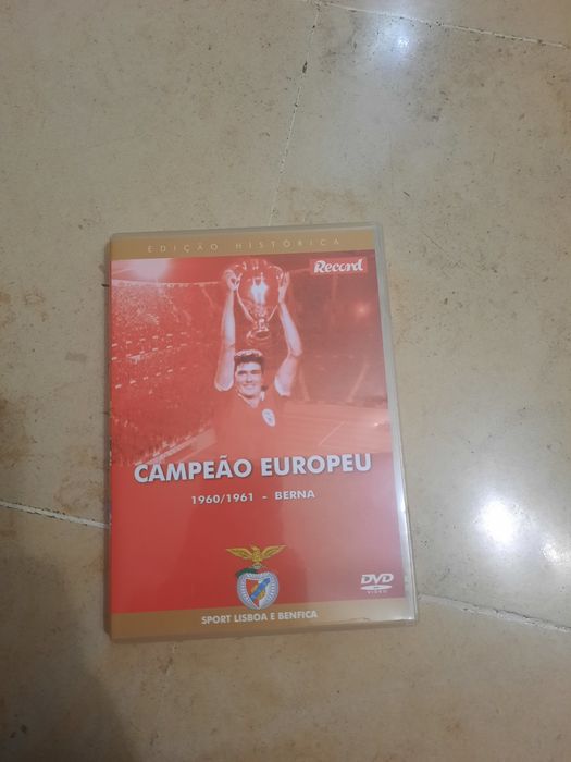 5 DVD's do benfica record 2004