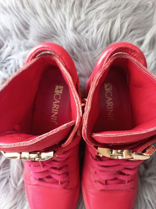 Sneakersy Carinii roz 36 skóra