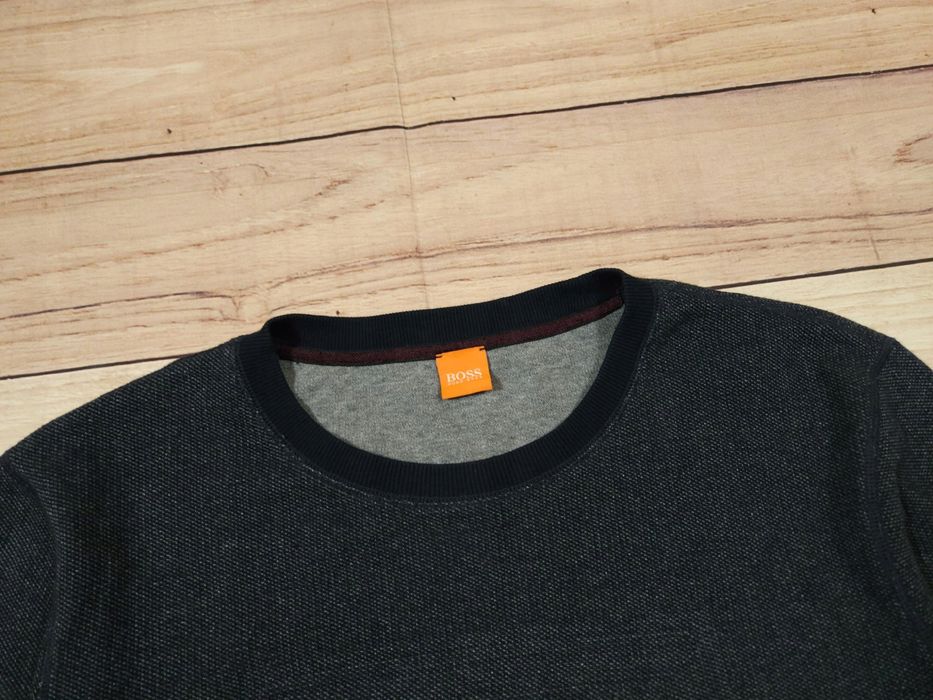 BOSS Orange Wack Sweter Męski Logowany r. XXL