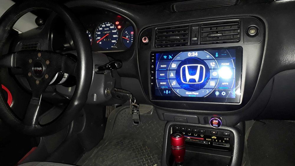Rádio 2DIN Honda CIVIC MK6 • (1995 a 2001) • Android EK EJ EM MA MB MC