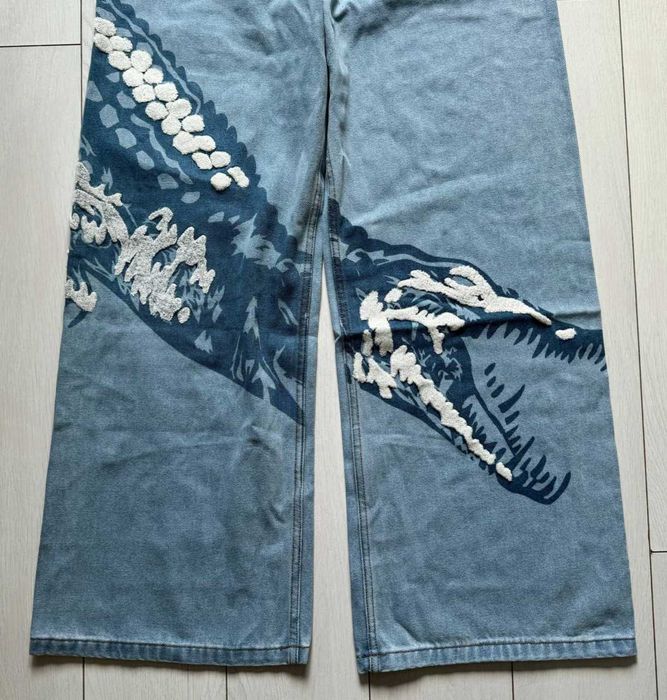 Джинси Lacoste з вишитим логотипом(36, 38).