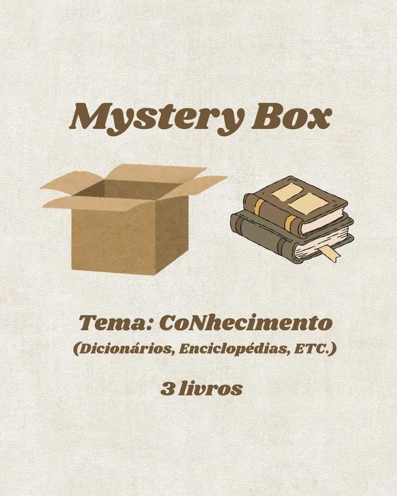 Mystery Box de Conhecimento - Dicionários, Enciclopédias e Afins (3 livros)