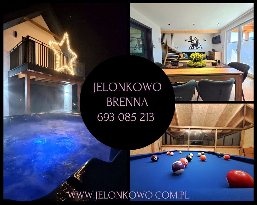 Domek w Brennej 6 osób | Jacuzzi, Bilard | Las & Rzeka