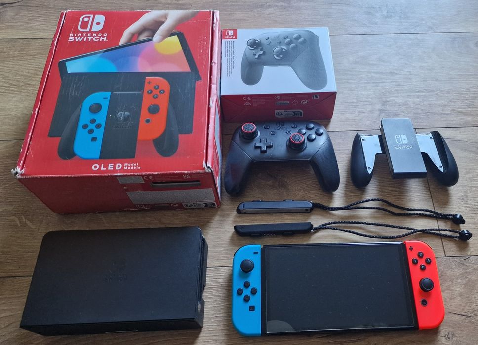 Nintendo switch oled zestaw