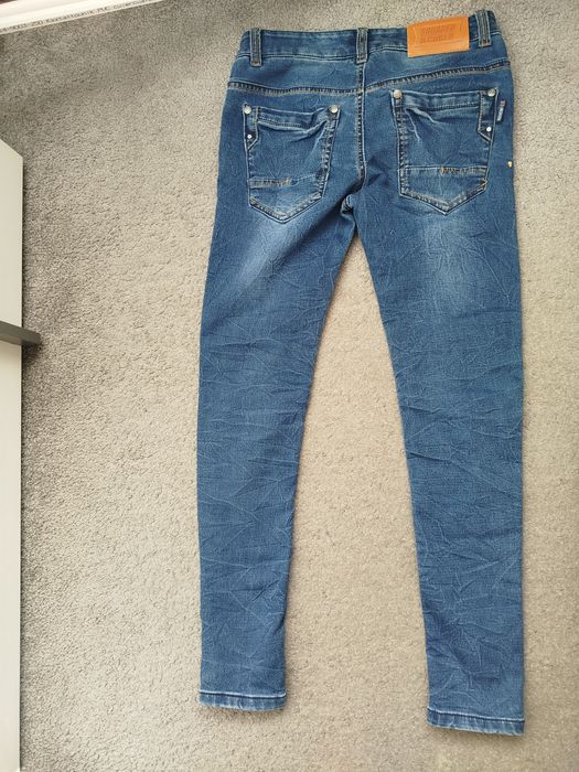 Jeansy rurki chlopiece