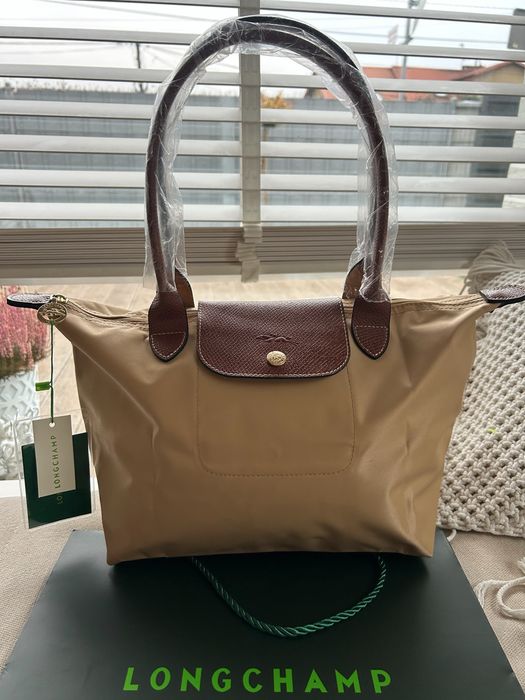 Torebka Longchamp beżowa M