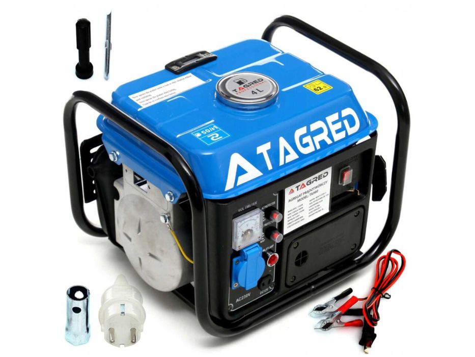 AGREGAT Prądotwórczy Generator Prądu Solidny cichy 1550W 2KM - GRATIS