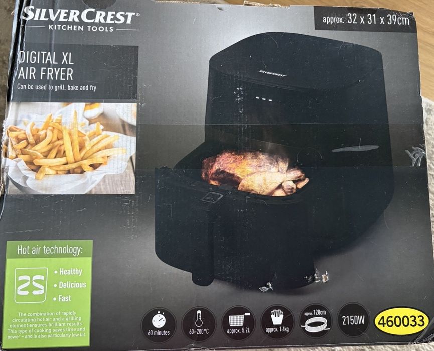 Digital Air Fryer XL Silver Crest