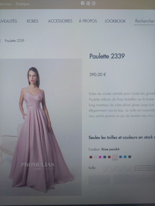 Vestido de Gala Rosa