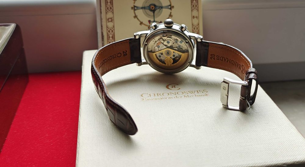 Zegarek Chronoswiss Kairos Automatic Chronograph Aligator Iwc Unikat
