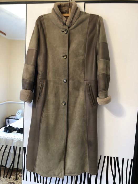 Жіноча дубленка пальто кашемірове демисезон зима норкова шуба